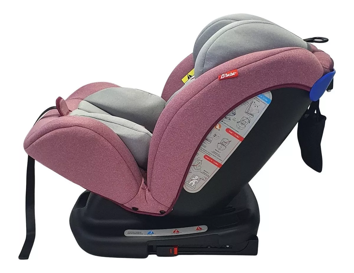 Foto 6 pulgar | Autoasiento con Isofix D'bebé Mare Travel color Rosa