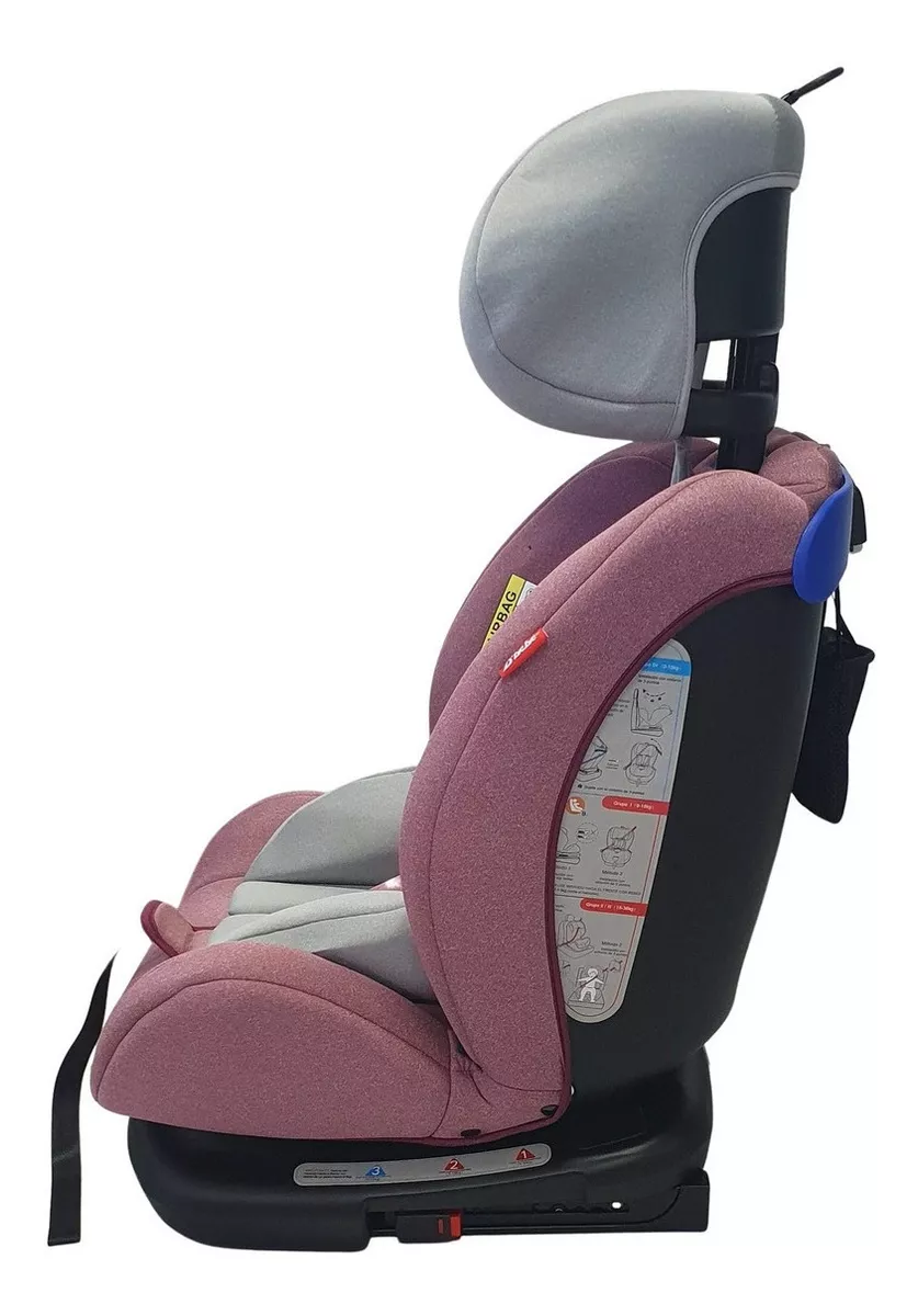 Foto 8 pulgar | Autoasiento con Isofix D'bebé Mare Travel color Rosa