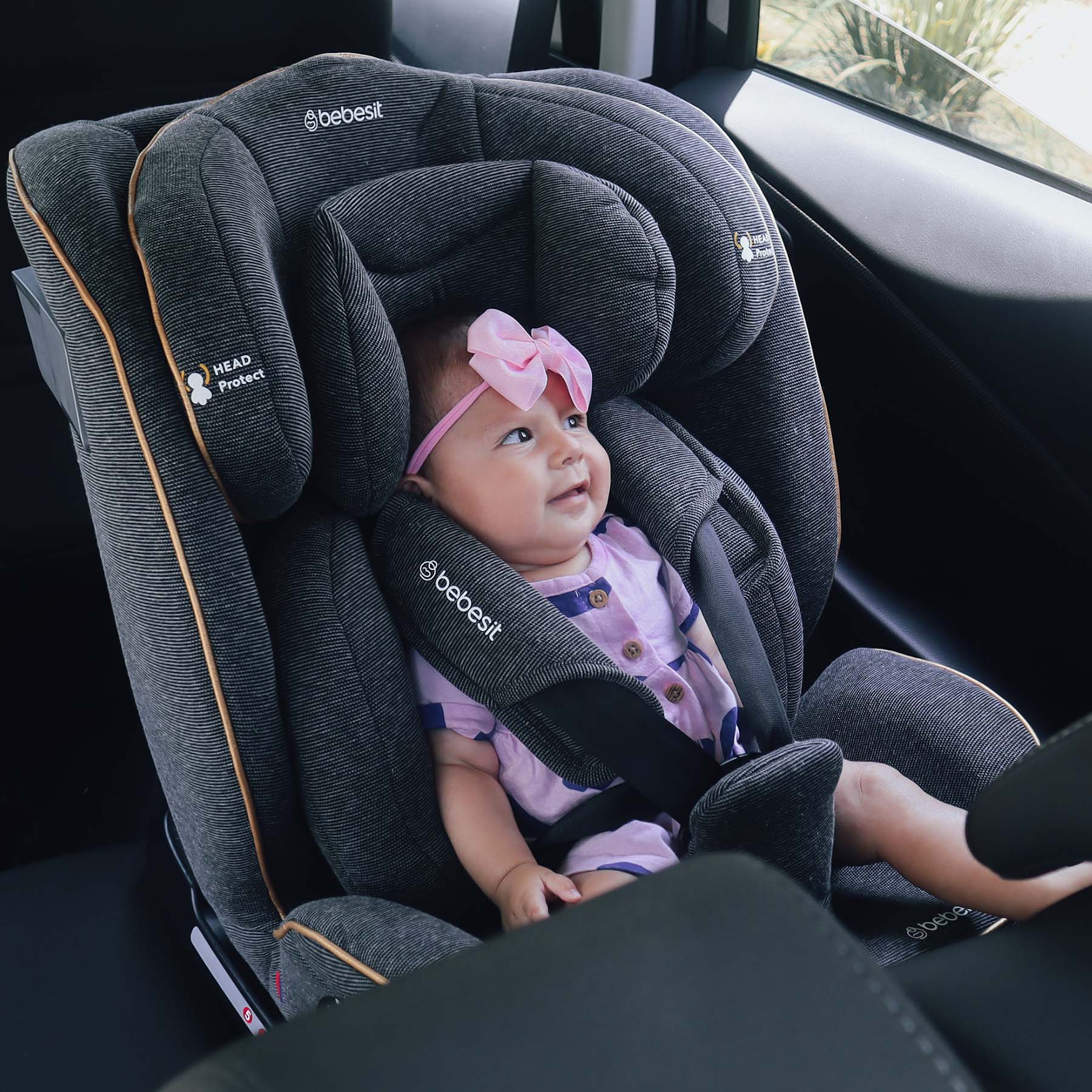 Foto 6 pulgar | Autoasiento Bebe Bebesit Supra Portabebe Silla Niños Carro Negro