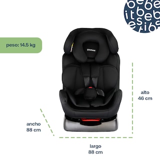 Foto 6 | Autoasiento Bebe Bebesit Orion Portabebe Silla Niños Carro Negro