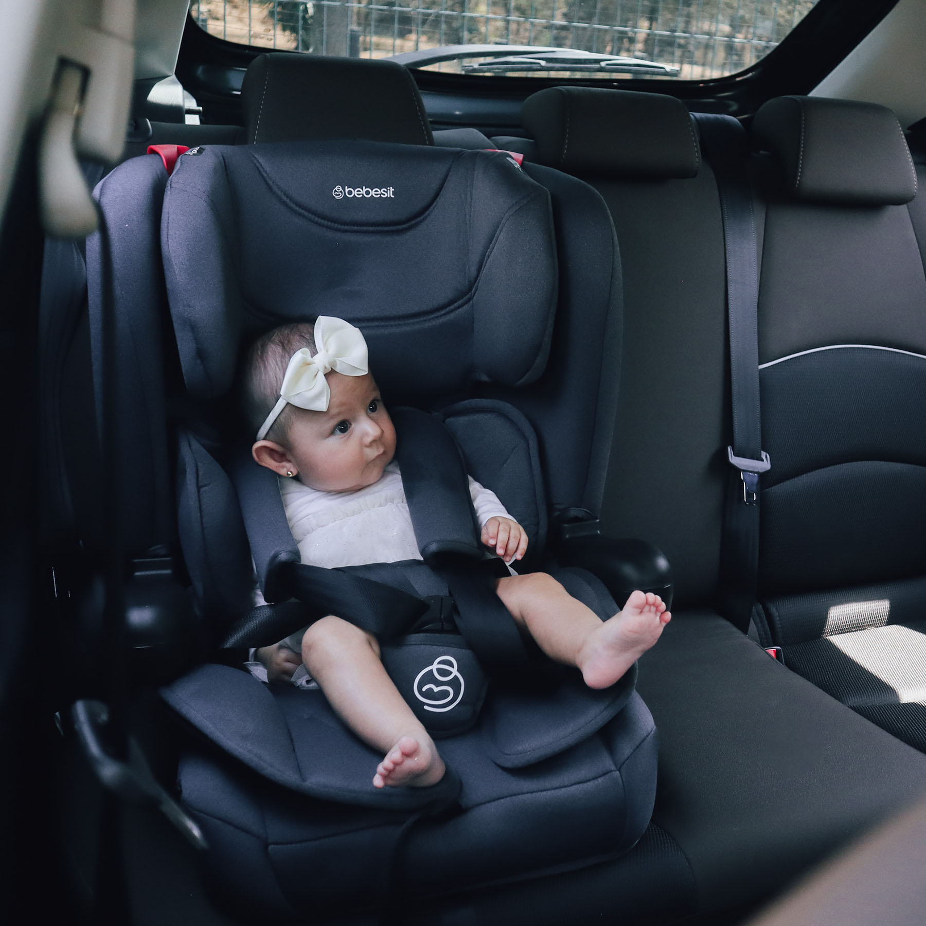 Foto 5 | Autoasiento Bebe Bebesit Smart Fix Booster Silla Alzador Negro