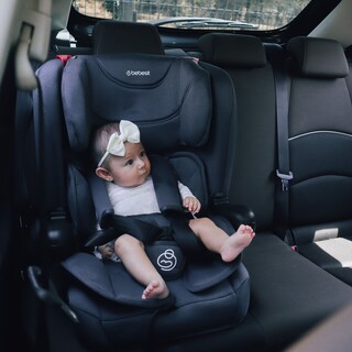 Foto 5 | Autoasiento Bebe Bebesit Smart Fix Booster Silla Alzador Negro