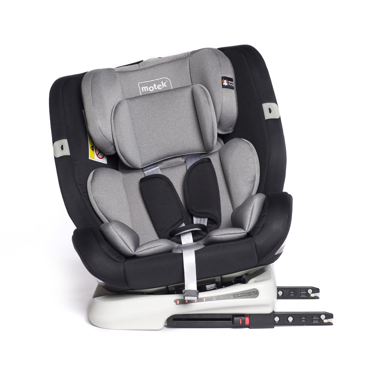 Foto 7 pulgar | Autoasiento para Bebé Motek Raf Race Isofix Latch 0-36KG Giro 360