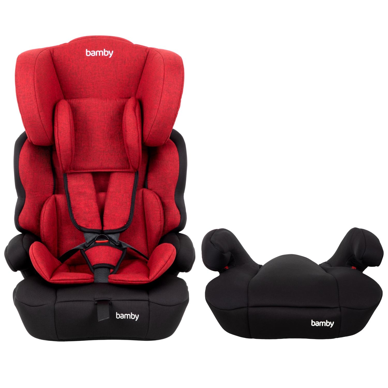 Autoasiento Bamby Rojo 9 Meses a 11 Años $1,349