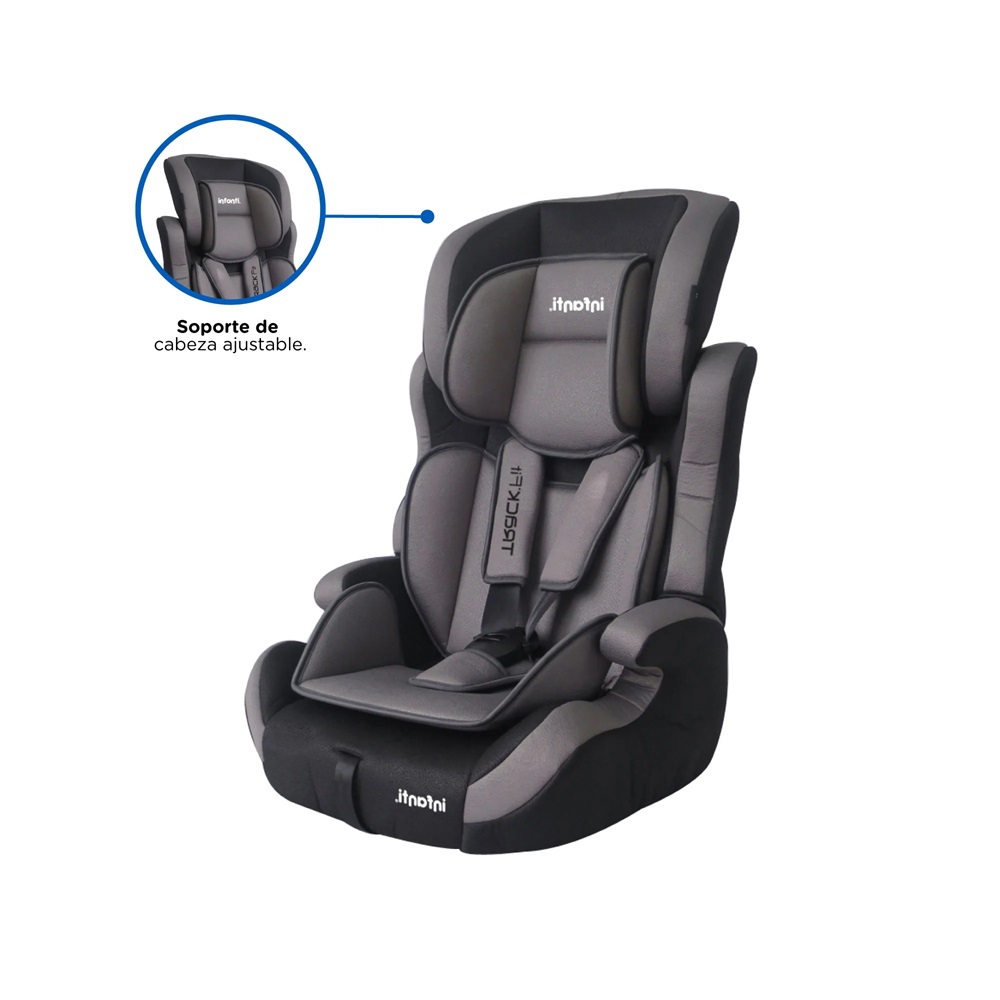 Foto 4 pulgar | Autoasiento Infanti Track Fit Gris Con Organizador