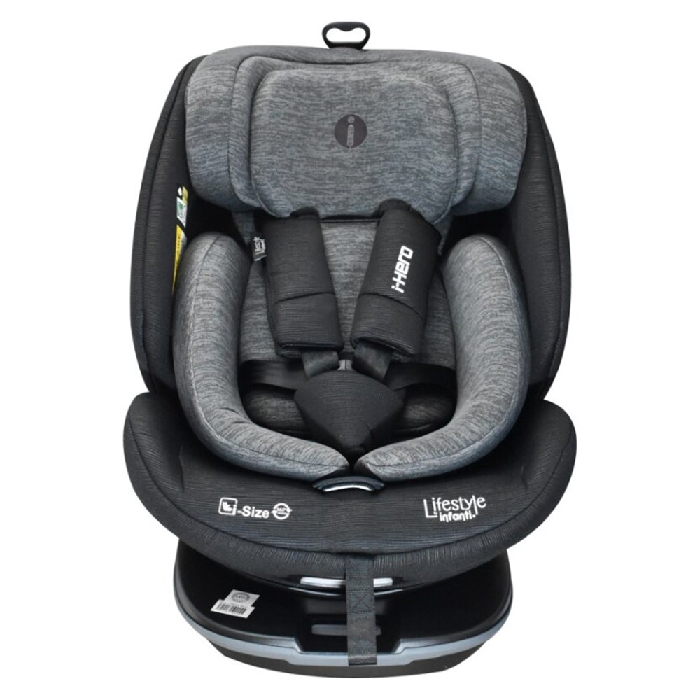 Foto 4 pulgar | Autoasiento Lisfetyle by Infanti I-Hero I-Size Negro con Gris