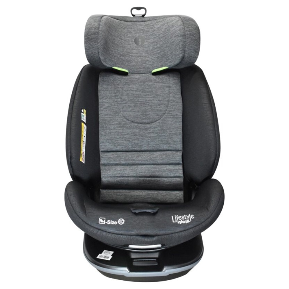 Foto 6 pulgar | Autoasiento Lisfetyle by Infanti I-Hero I-Size Negro con Gris