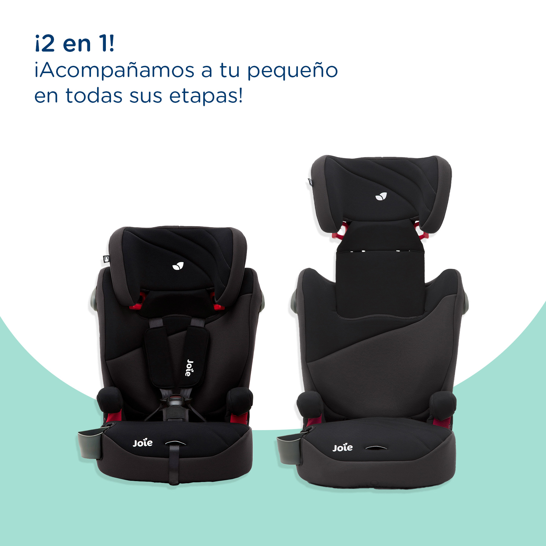 Foto 5 pulgar | Autoasiento Para Bebé Auto Joie Elevate Práctico Portátil