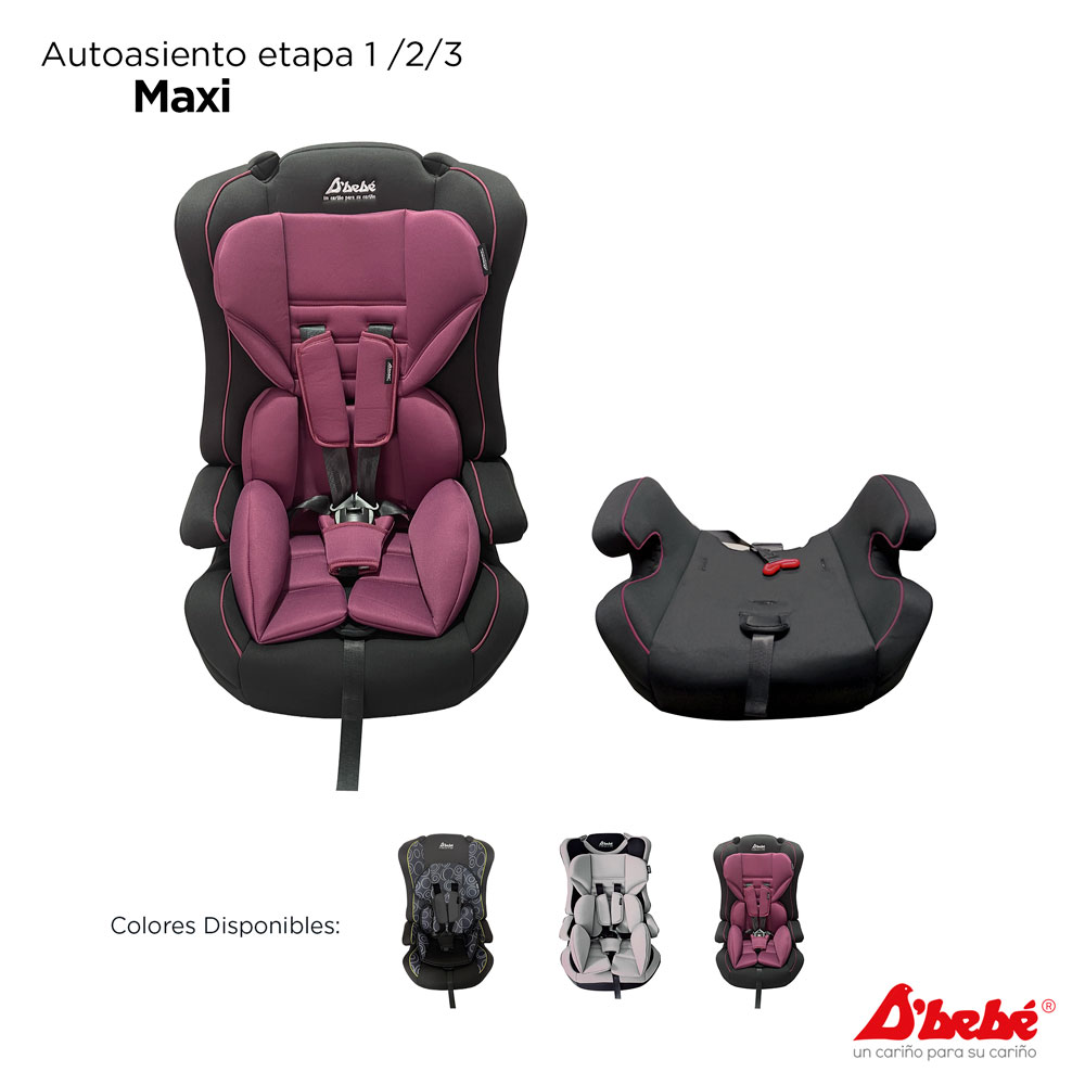 Foto 6 pulgar | Autoasiento D'bebé Maxi Rosa