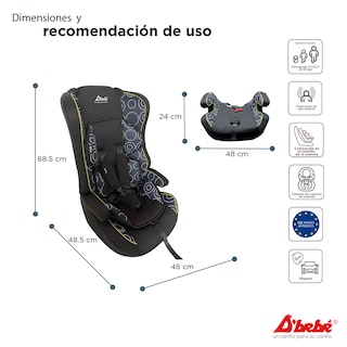Foto 3 | Autoasiento D'bebé Maxi Negro