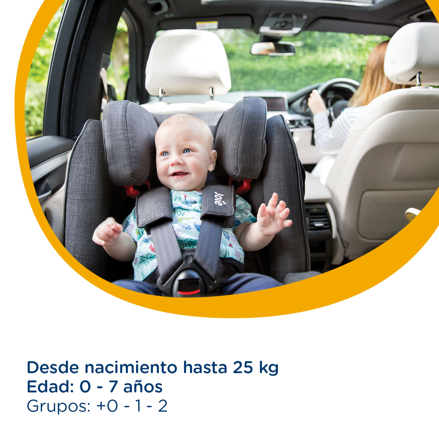 Foto 4 pulgar | Autoasiento para Bebé Joie Every Stages