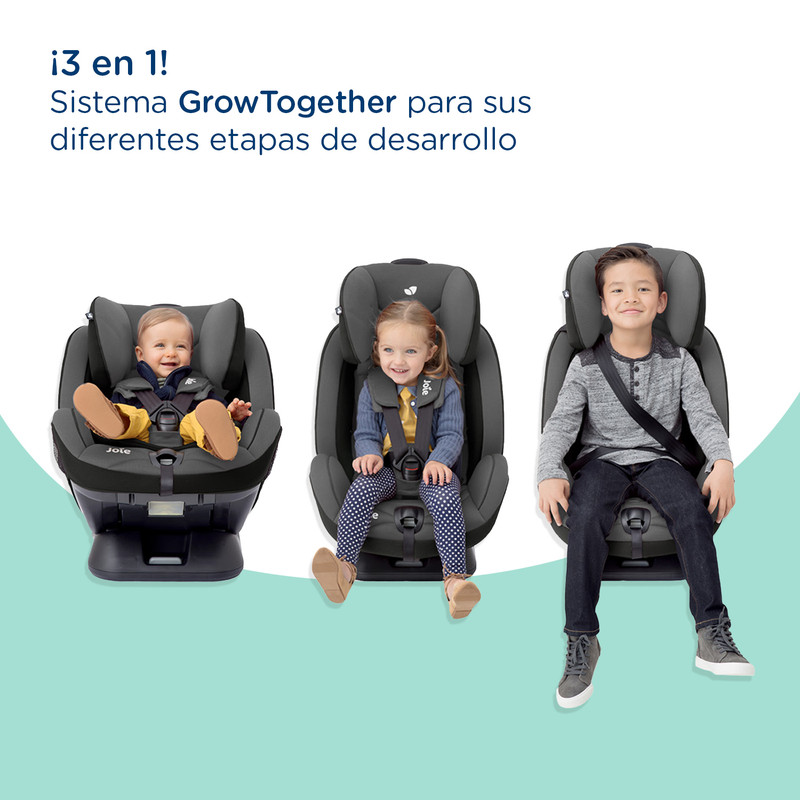 Foto 6 pulgar | Autoasiento Bebe Joie Stages Silla Expandible Carro 3 En 1 Gris Claro