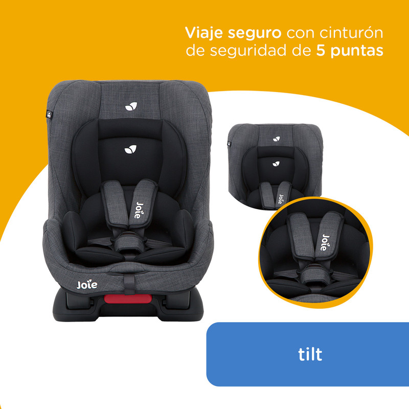 Foto 5 pulgar | Autoasiento Bebe Joie Tilt Silla Carro Portabebe Niño 0-18kg