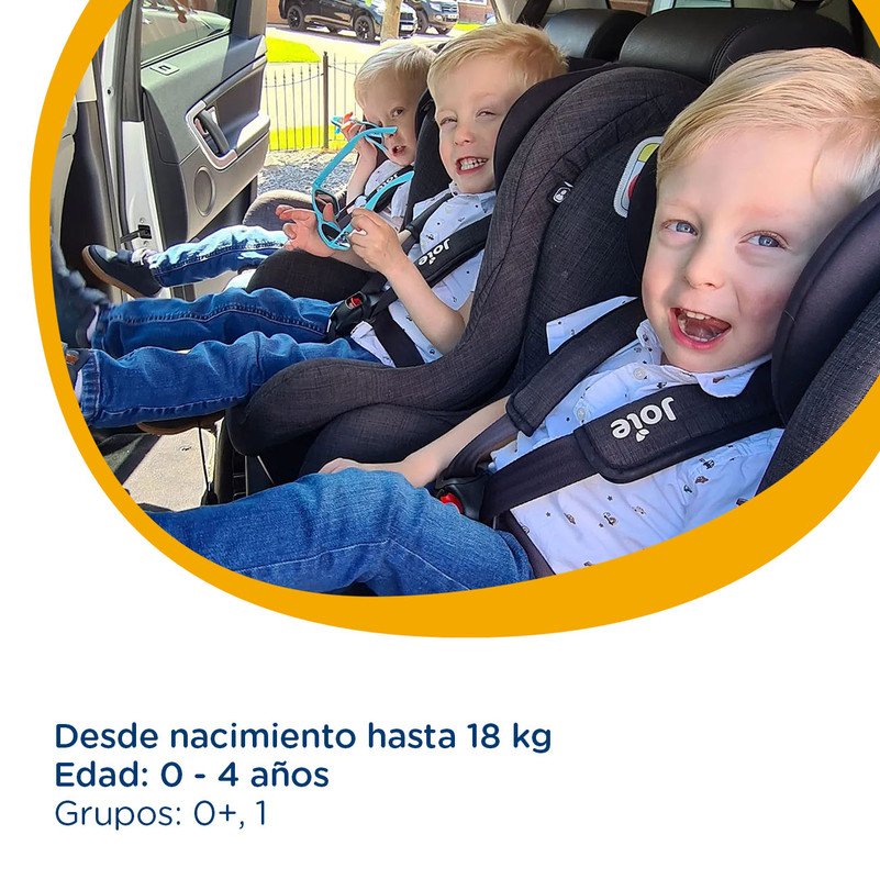 Foto 7 pulgar | Autoasiento Bebe Joie Tilt Silla Carro Portabebe Niño 0-18kg