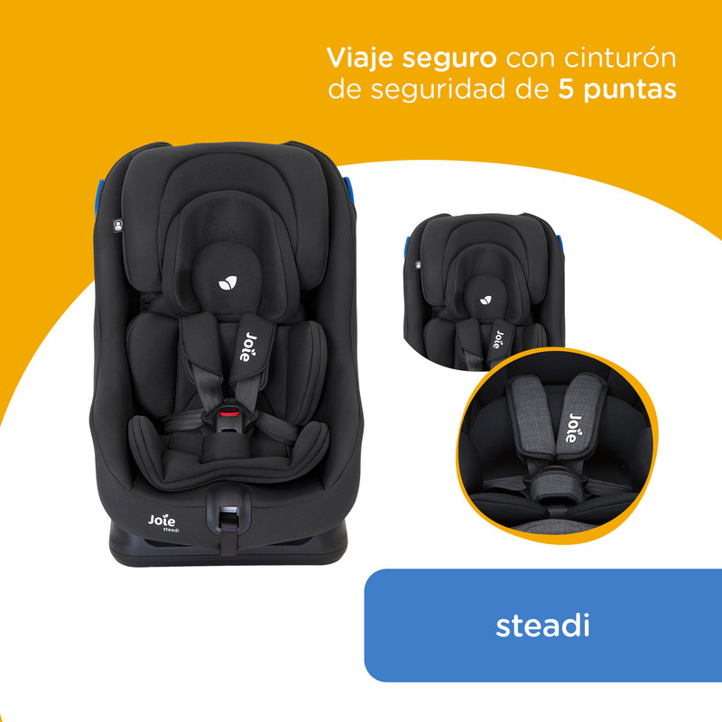 Foto 3 pulgar | Autoasiento Bebe Joie Steadi Silla Carro Portabebe 0-18kg