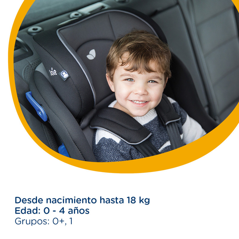 Foto 4 pulgar | Autoasiento Bebe Joie Steadi Silla Carro Portabebe 0-18kg