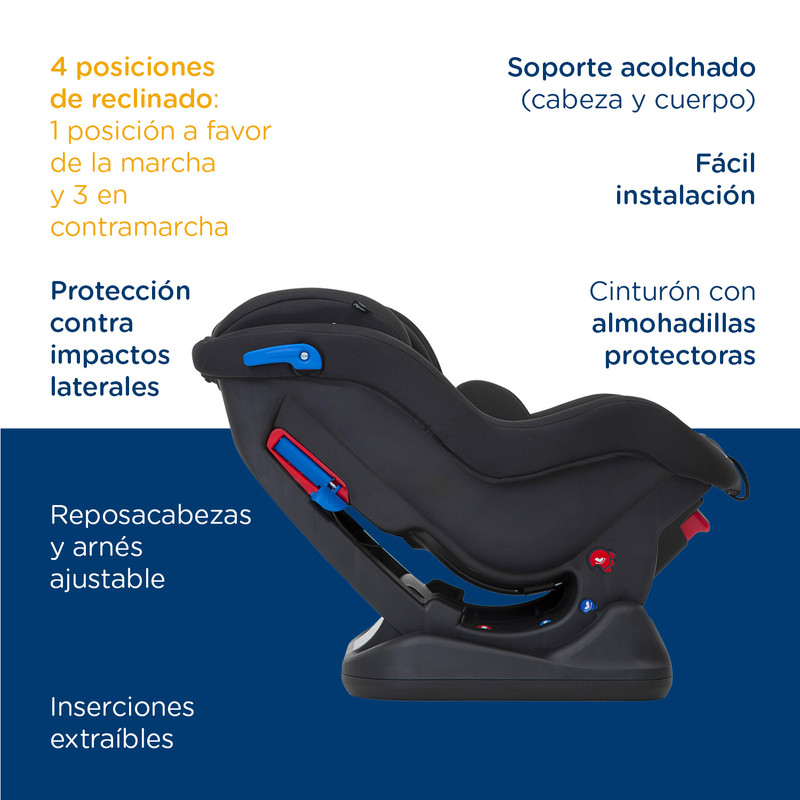 Foto 9 pulgar | Autoasiento Bebe Joie Steadi Silla Carro Portabebe 0-18kg