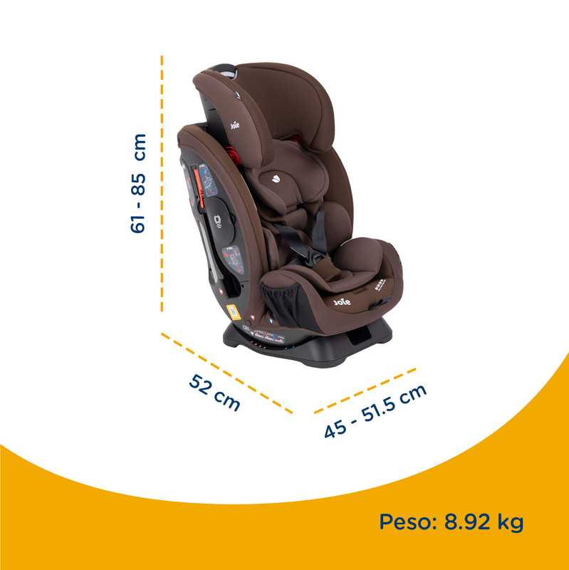 Foto 5 pulgar | Autoasiento Bebe Joie Every Stage Silla Portabebe Niño Marron