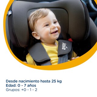 Foto 3 | Autoasiento Bebe Joie Stages Silla Expandible Carro 3 En 1 Gris