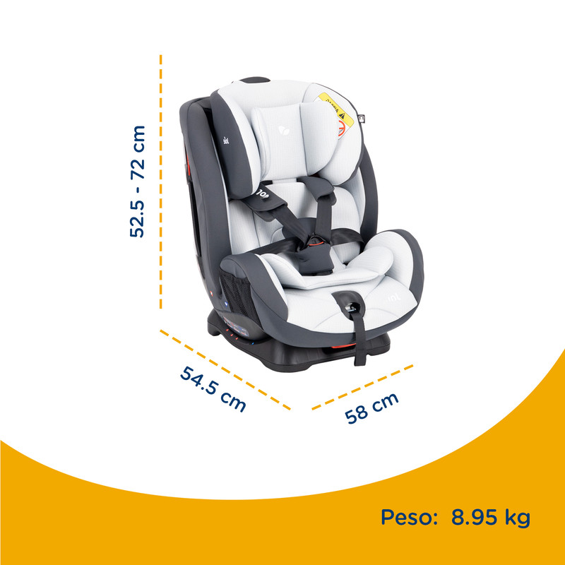 Foto 5 pulgar | Autoasiento Bebe Joie Stages Silla Expandible Carro 3 En 1 Blanco