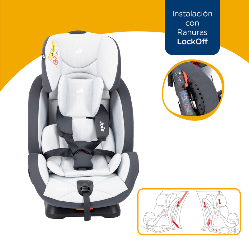 Foto 9 pulgar | Autoasiento Bebe Joie Stages Silla Expandible Carro 3 En 1 Blanco