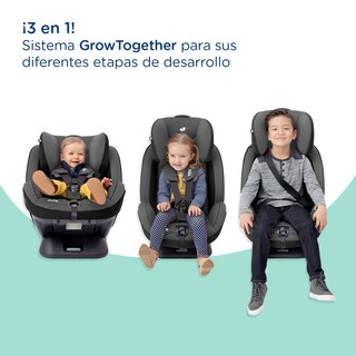 Foto 5 | Autoasiento Bebe Joie Stages Silla Expandible Carro 3 En 1 Rojo