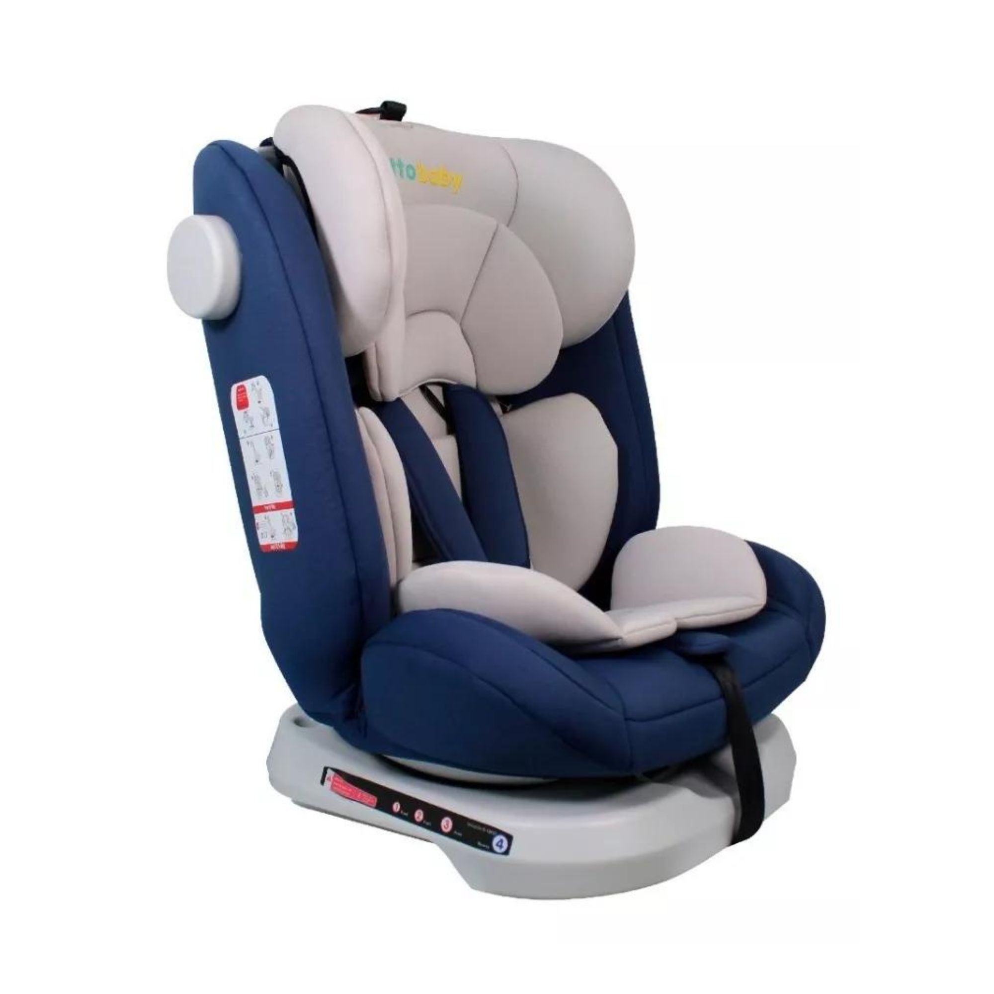 Foto 3 pulgar | Autoasiento Para Bebé Tutto Baby Azul