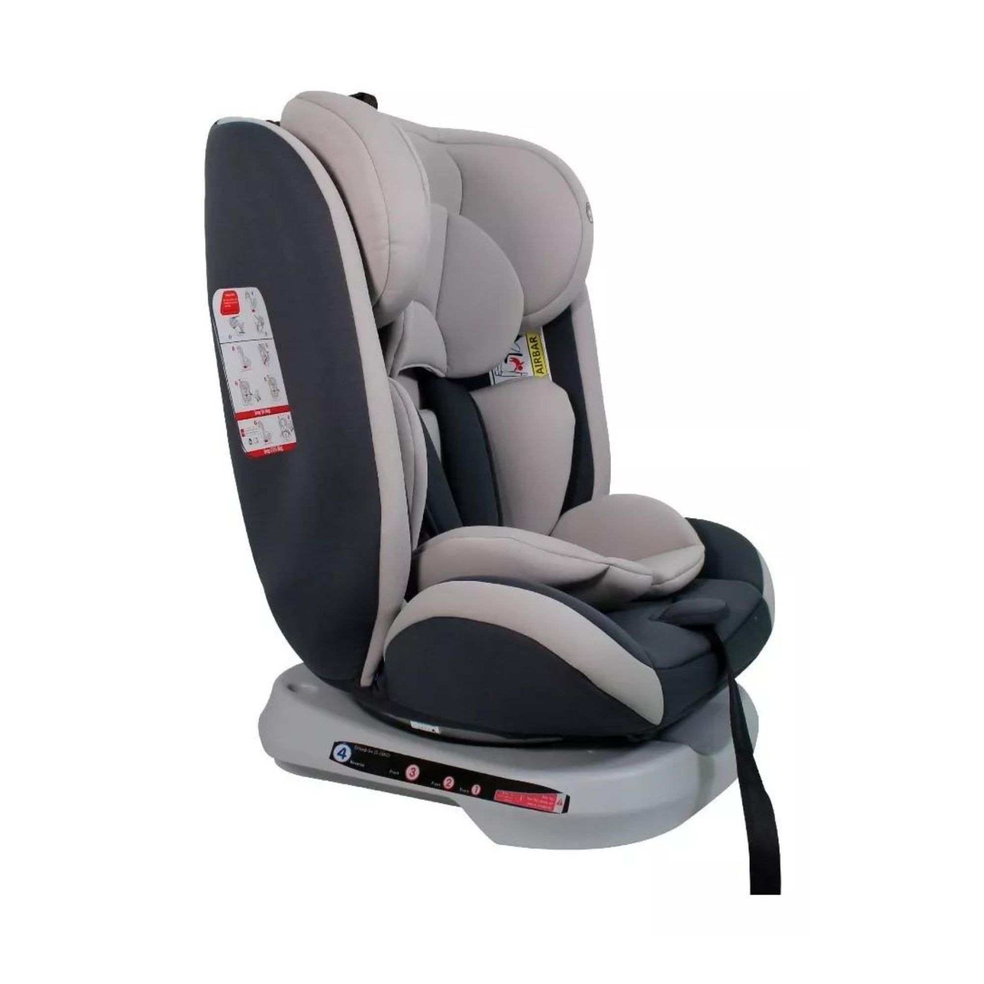 Foto 3 pulgar | Autoasiento Para Bebé Tutto Baby Gris