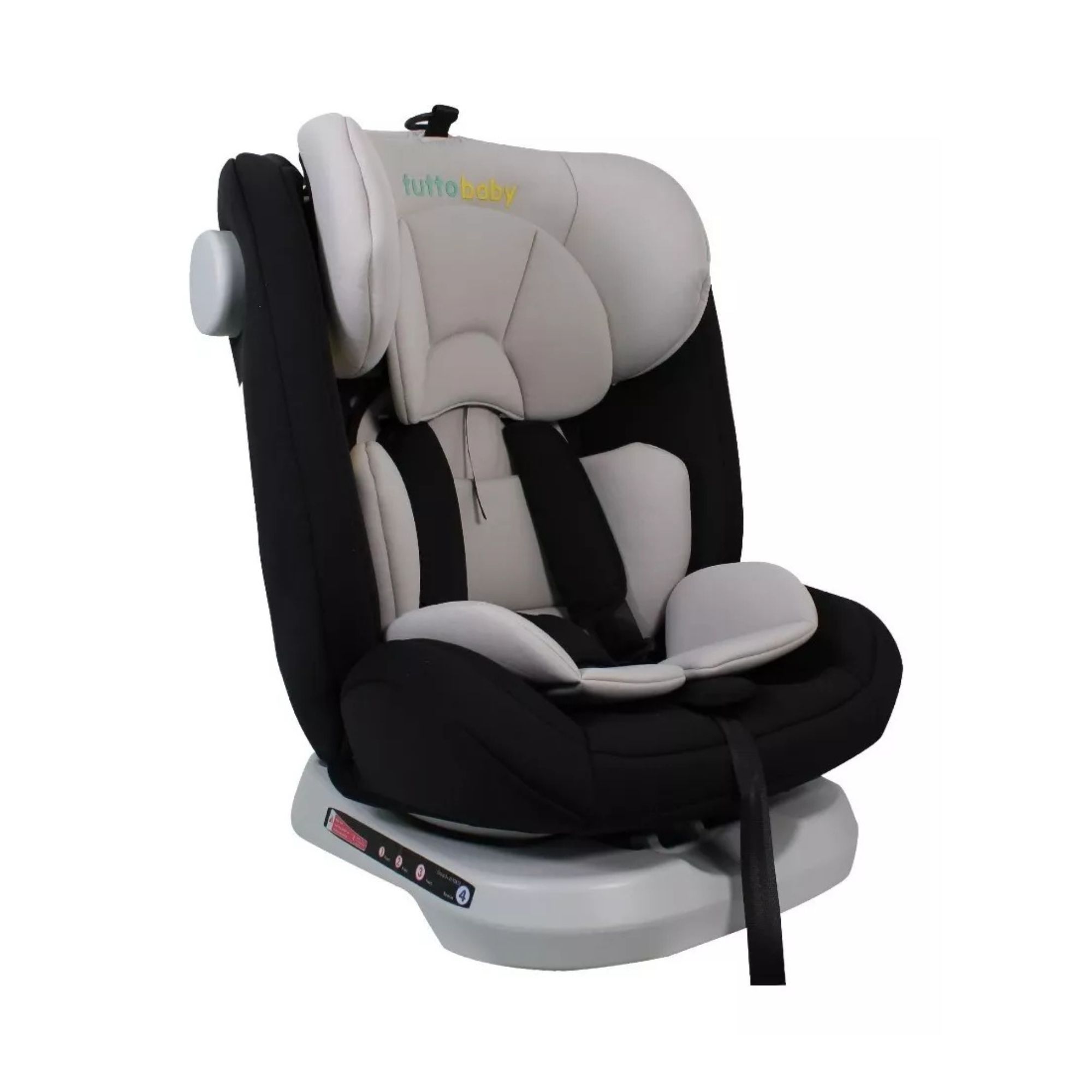 Foto 3 pulgar | Autoasiento Para Bebé Tutto Baby Negro