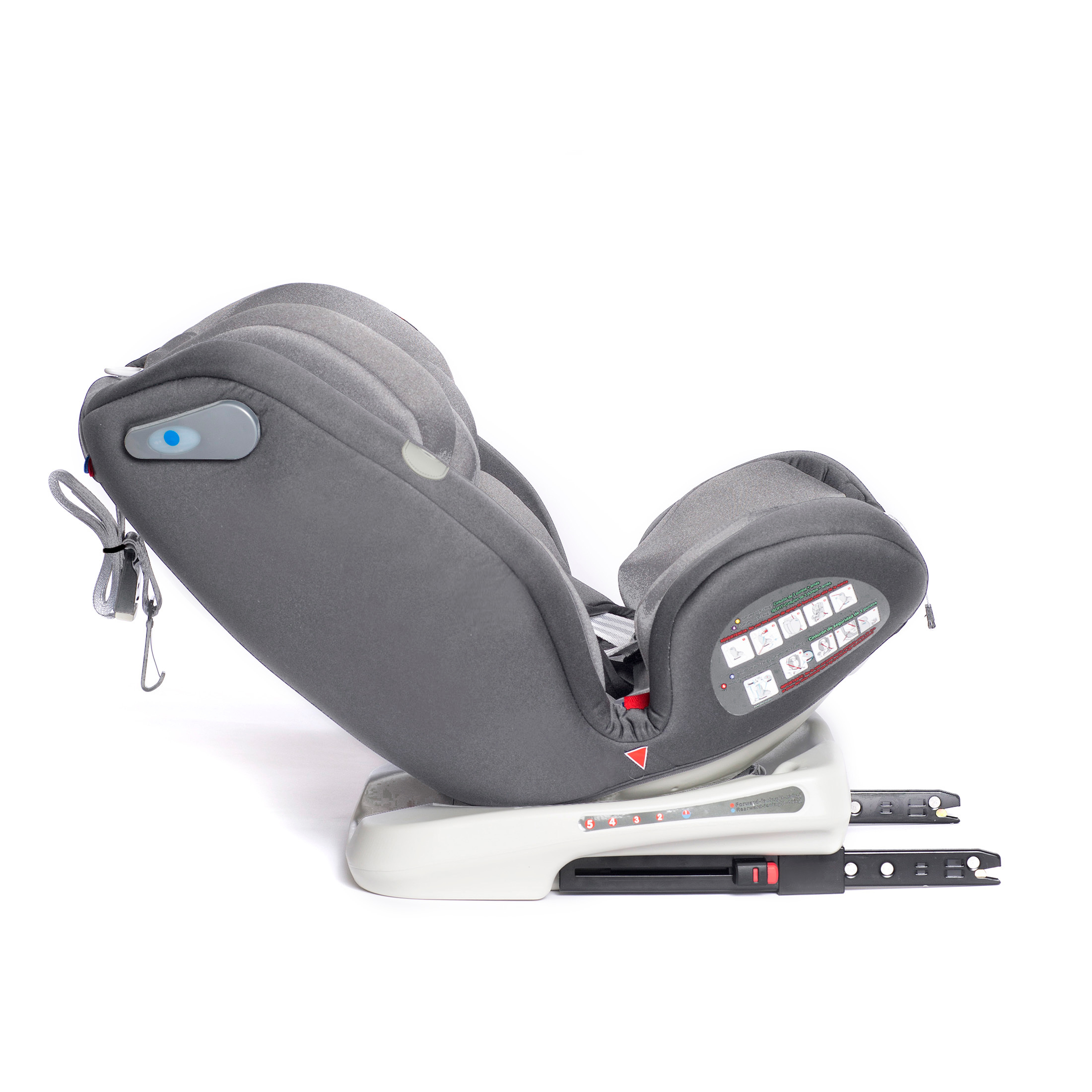 Foto 3 pulgar | Autoasiento Bebe Motek Raf Race Isofix Latch 0-36kg Giro 360