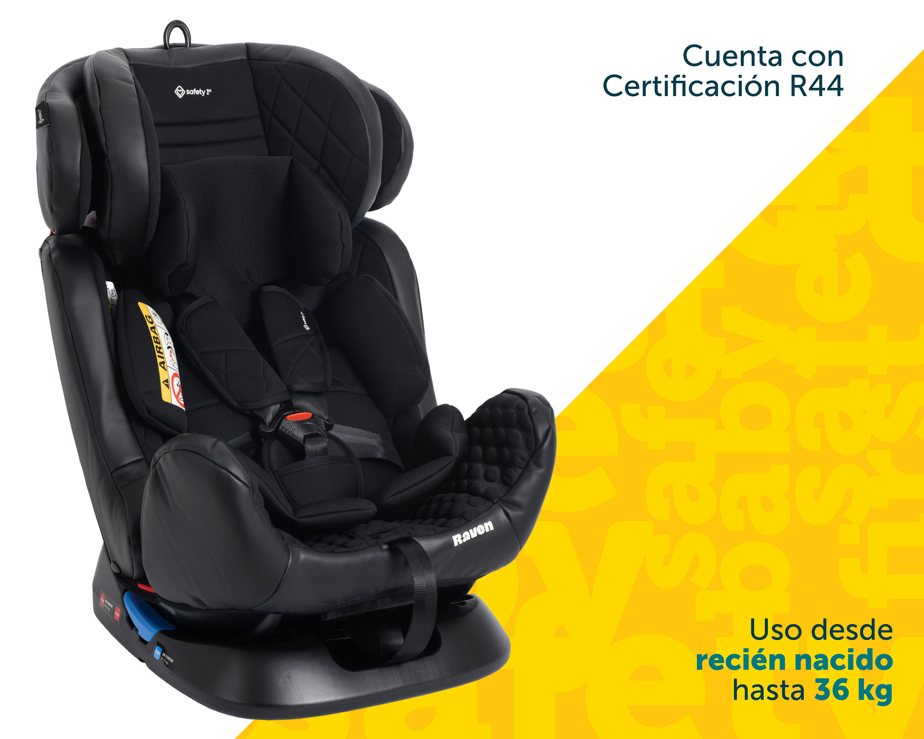 Foto 3 pulgar | Autoasiento Convertible Safety 1st Raven