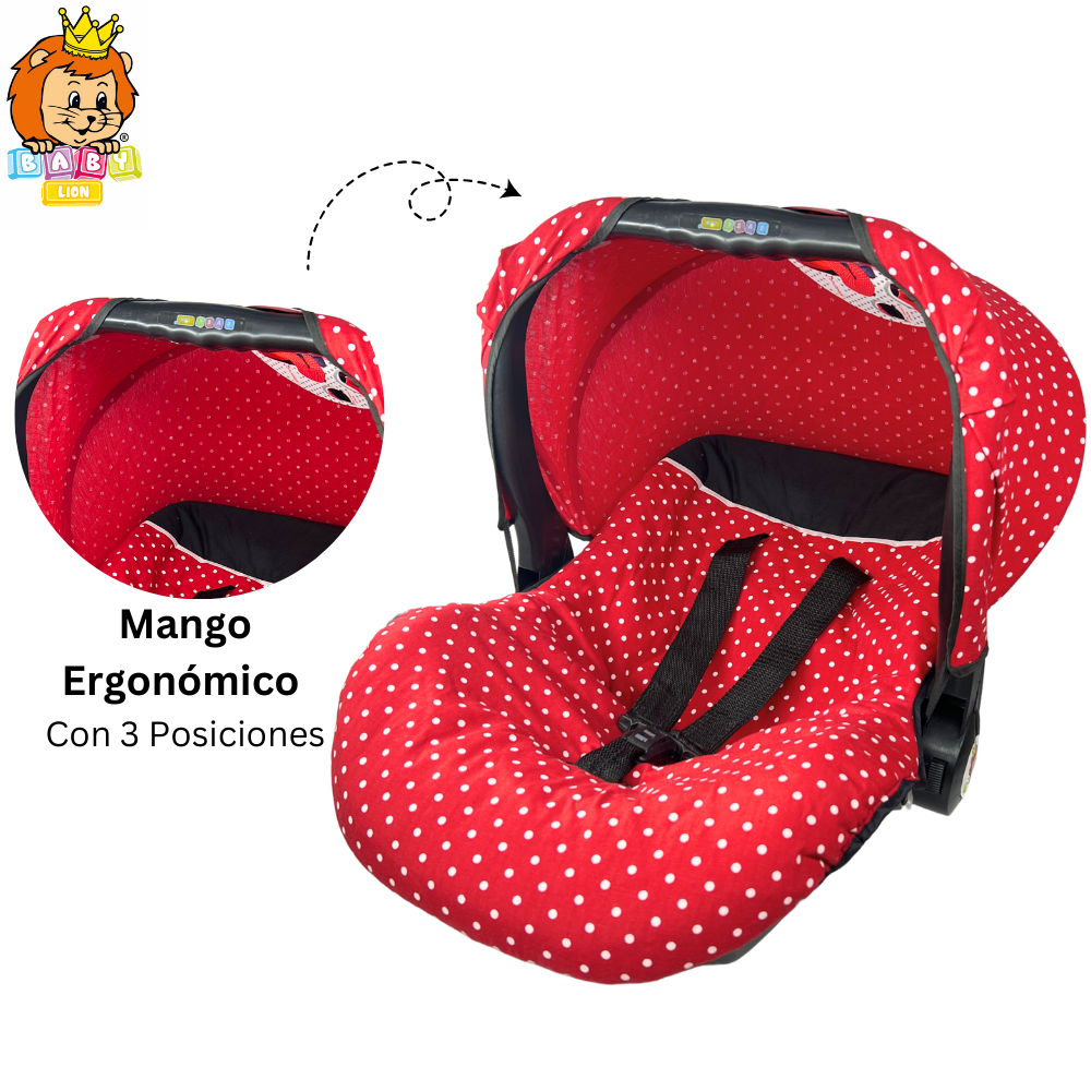 Foto 4 | Autoasiento Portabebe Promeyco Cherry Chic 3 En 1