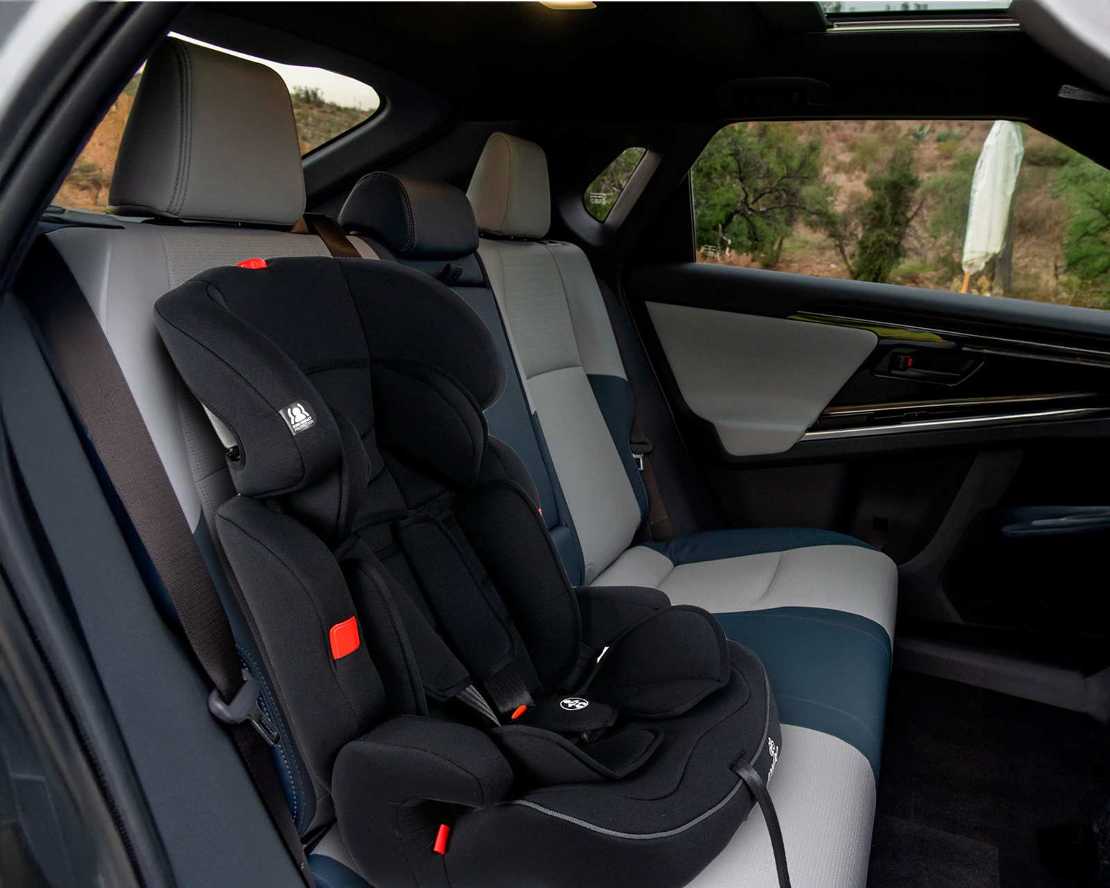 Foto 6 | Autoasiento Booster Infantil Espalda Alta 6 A 12 Años Color Negro Basitex