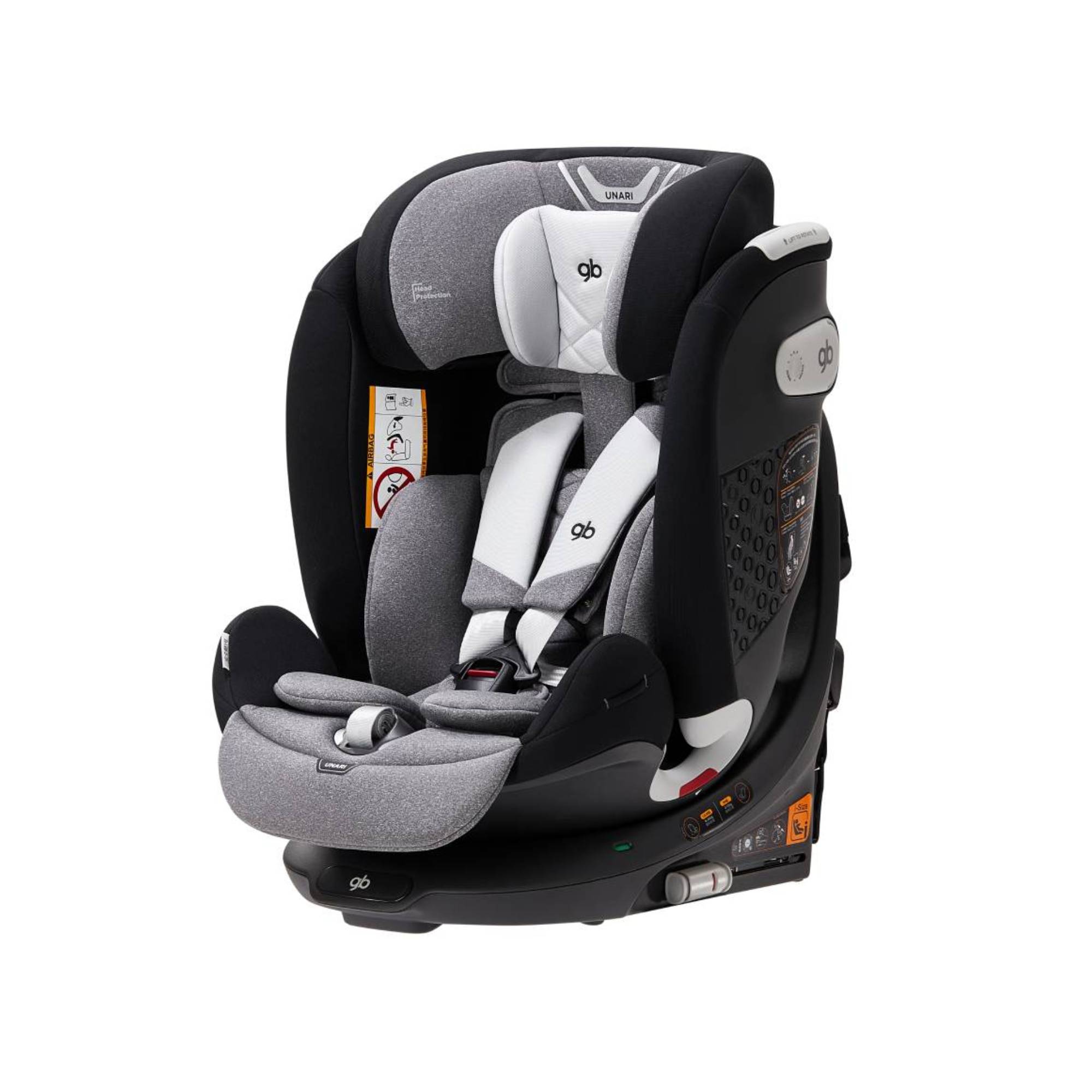 Autoasiento Gb Unari 360 Isofix Latch De 0-36kg R129 Bebe