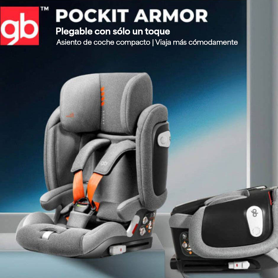 Foto 4 | Autoasiento Gb R129 Gris Plegable para Bebé