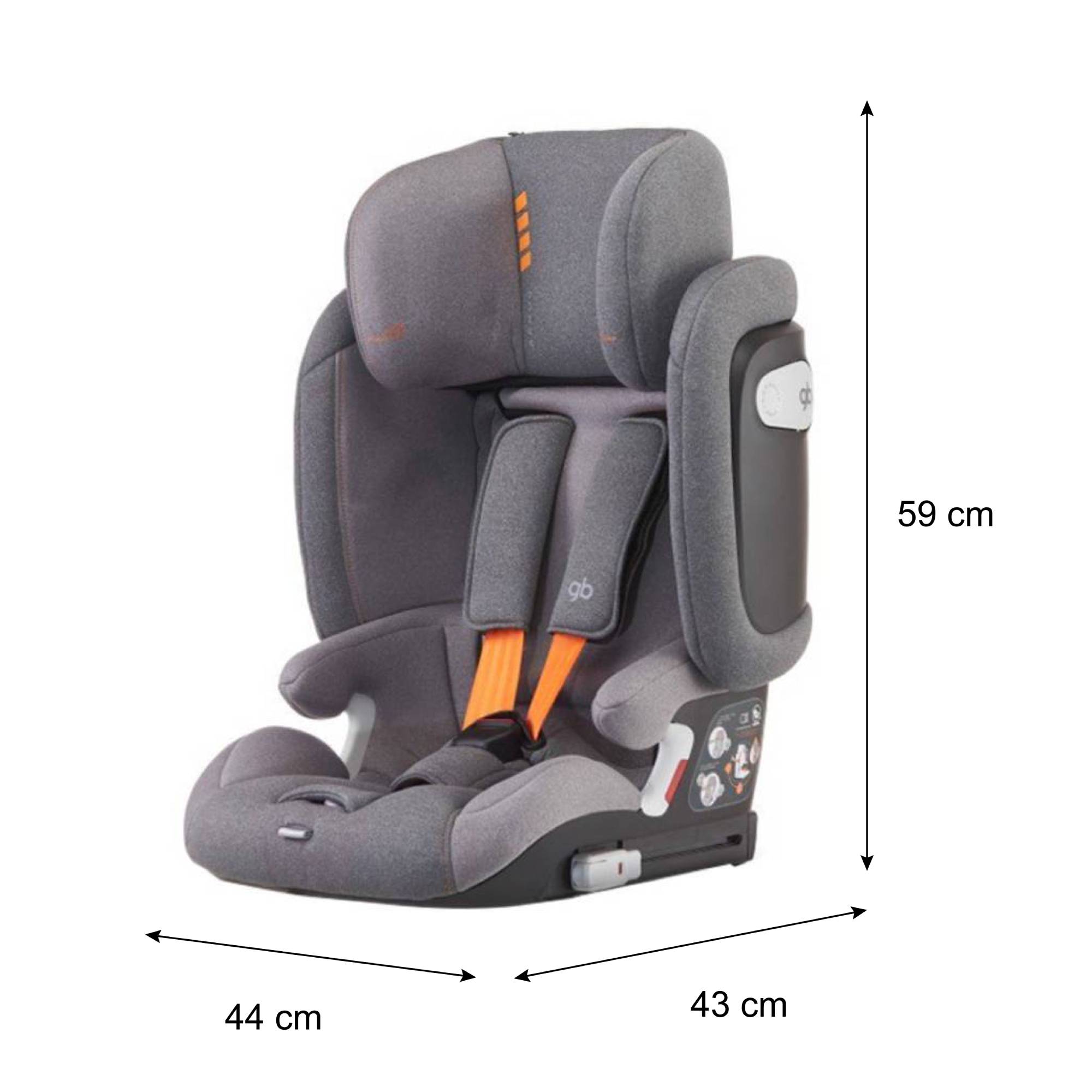 Foto 8 | Autoasiento Gb R129 Gris Plegable para Bebé