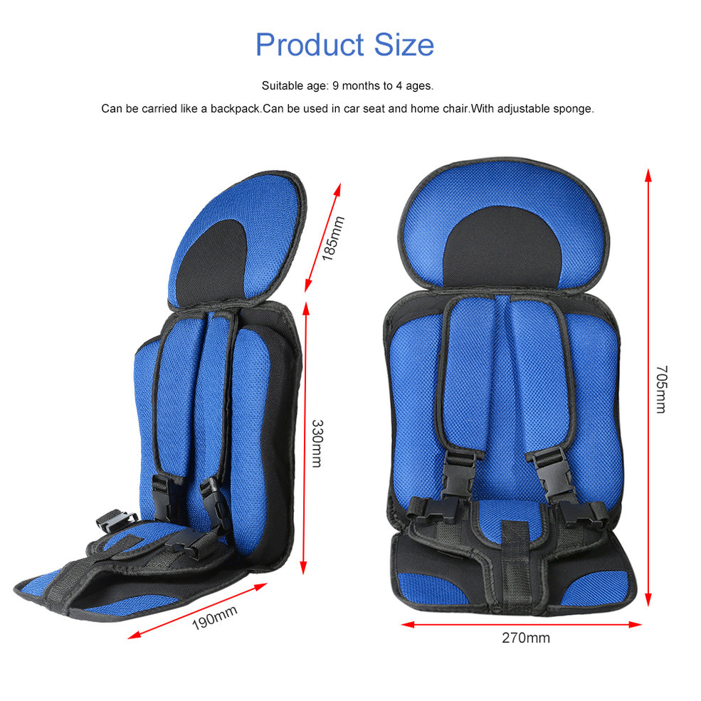 Foto 3 | Asiento De Seguridad Para Niños Fashion Car Soft Para Bebés, Portátil - Venta Internacional.