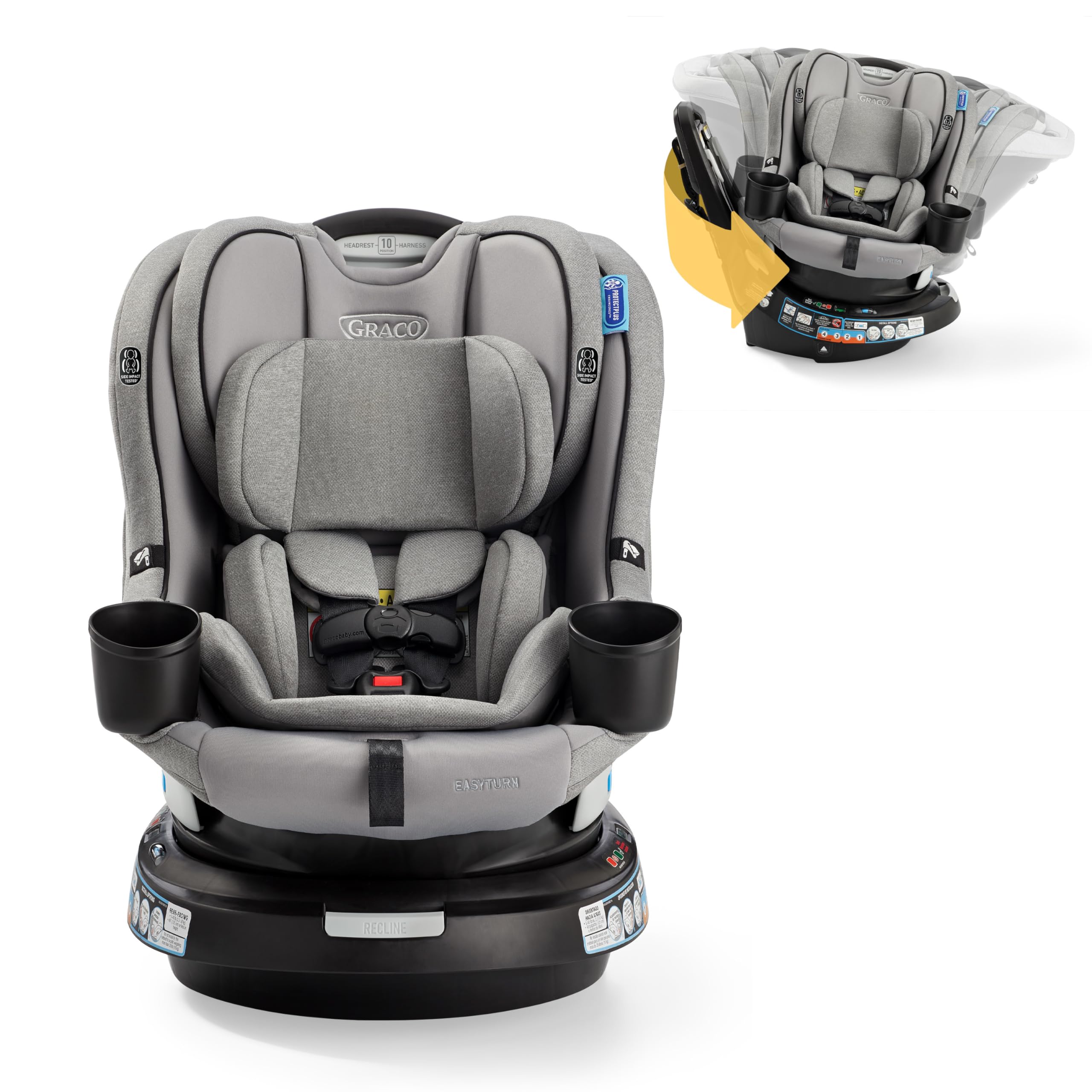 Foto 2 pulgar | Asiento De Coche Convertible Graco Easyturn 360 Solae 2 En 1 - Venta Internacional.