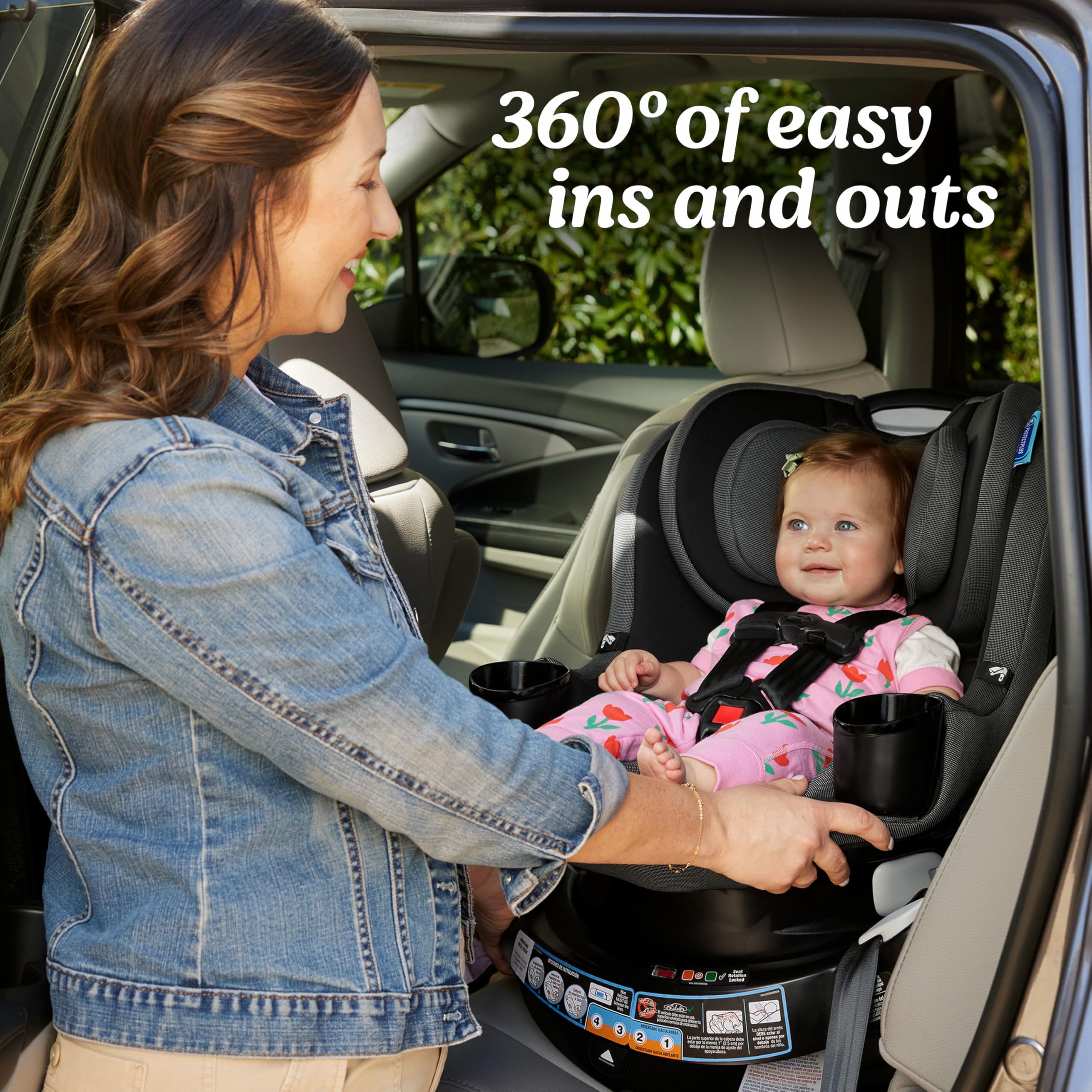 Foto 4 pulgar | Asiento De Coche Convertible Graco Easyturn 360 Solae 2 En 1 - Venta Internacional.