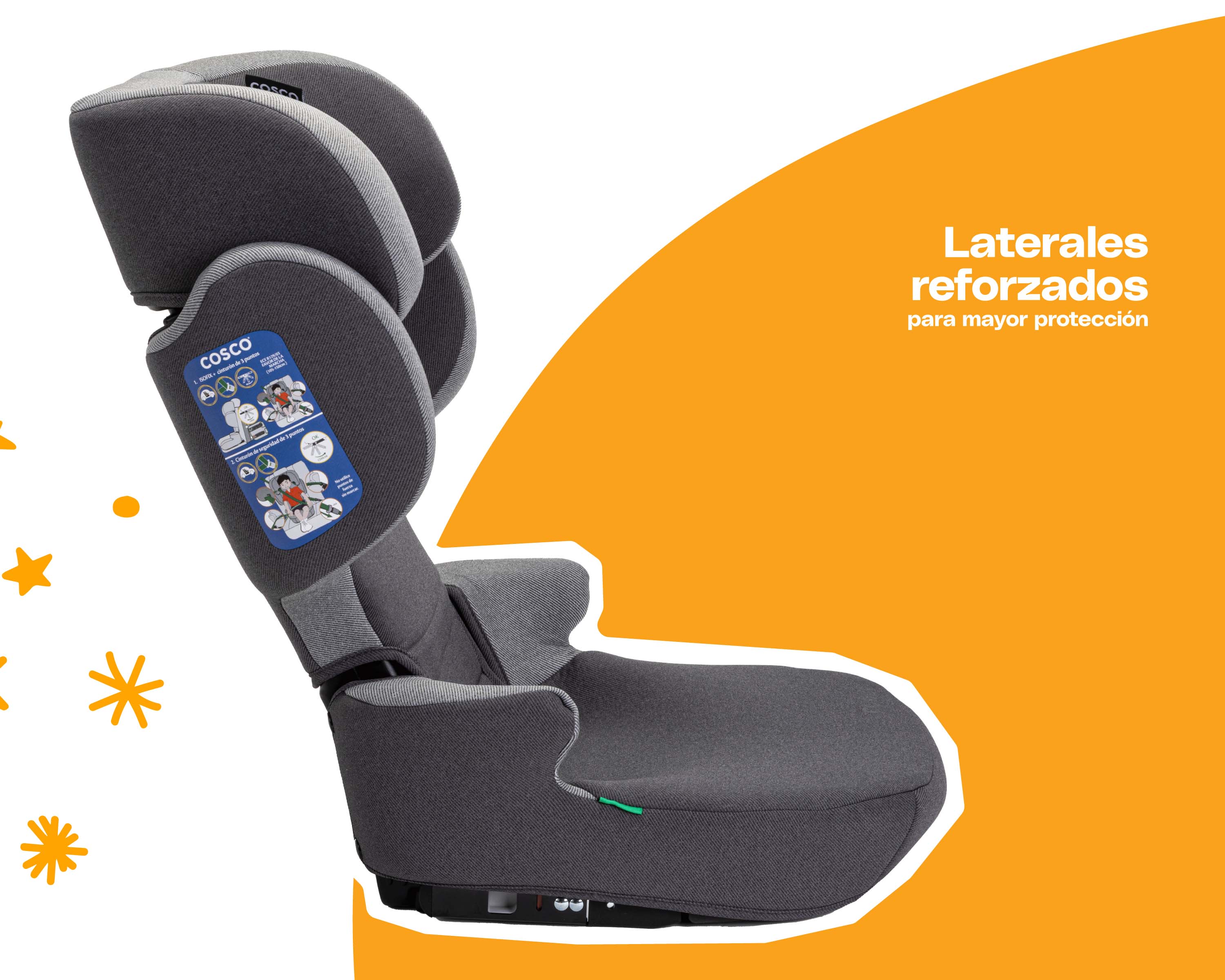 Foto 7 pulgar | Cosco Autoasiento Booster Turbo