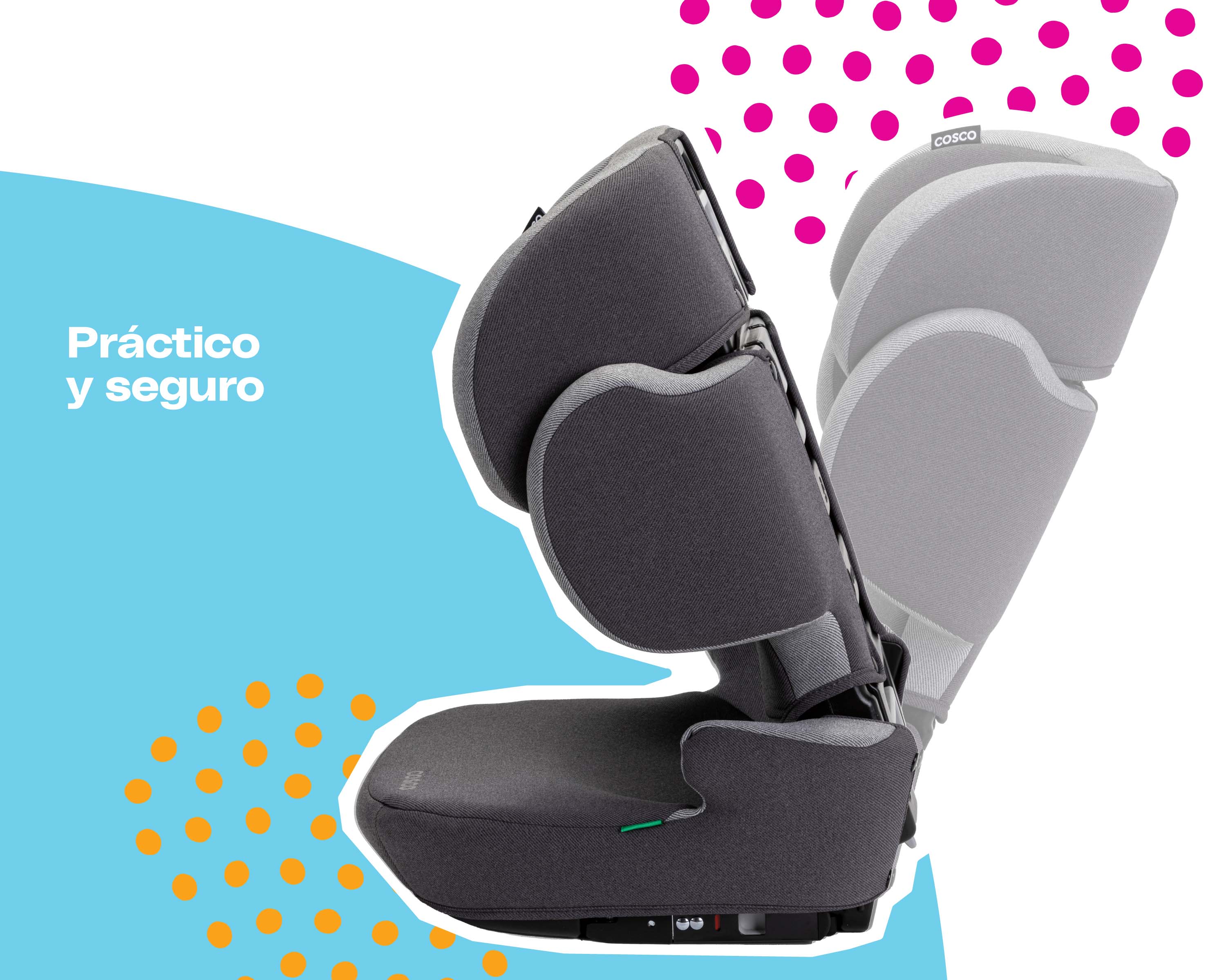 Foto 9 pulgar | Cosco Autoasiento Booster Turbo