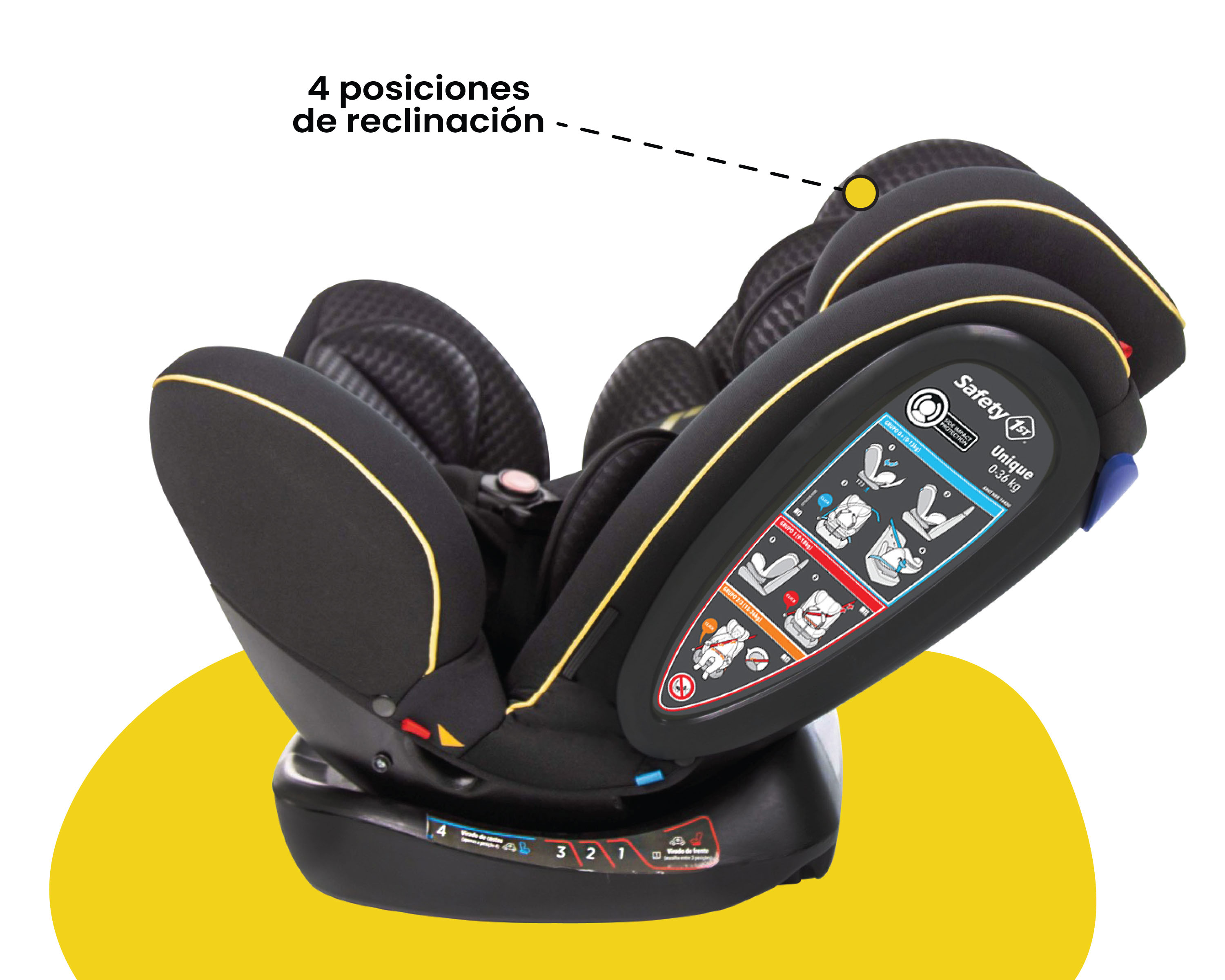 Foto 7 pulgar | Safety 1st Autoasiento Convertible Unique Comfort Gold