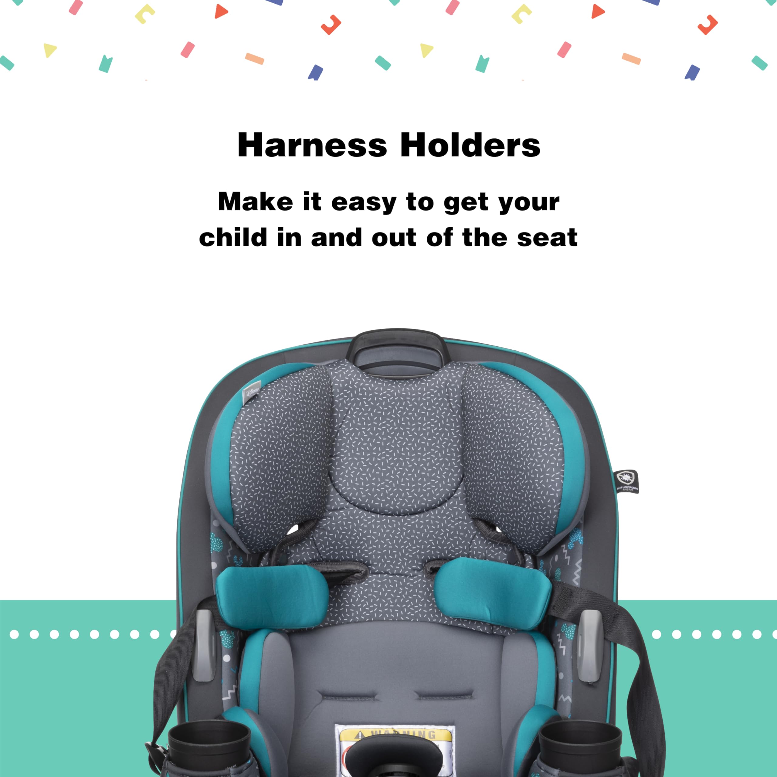 Foto 5 pulgar | Asiento De Coche Disney Baby Grow And Go Todo En Uno Mickey Sprinkle - Venta Internacional.