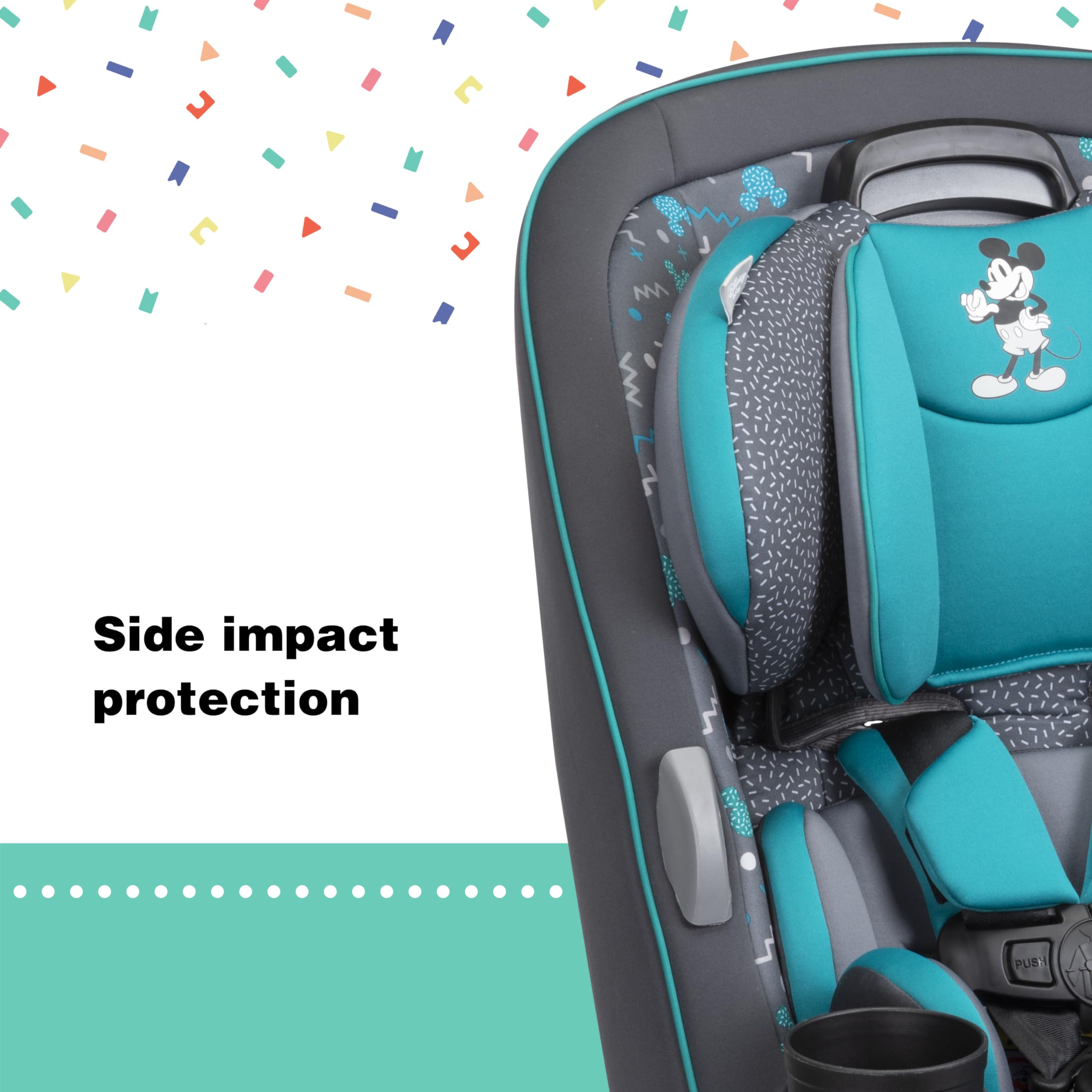 Foto 6 pulgar | Asiento De Coche Disney Baby Grow And Go Todo En Uno Mickey Sprinkle - Venta Internacional.