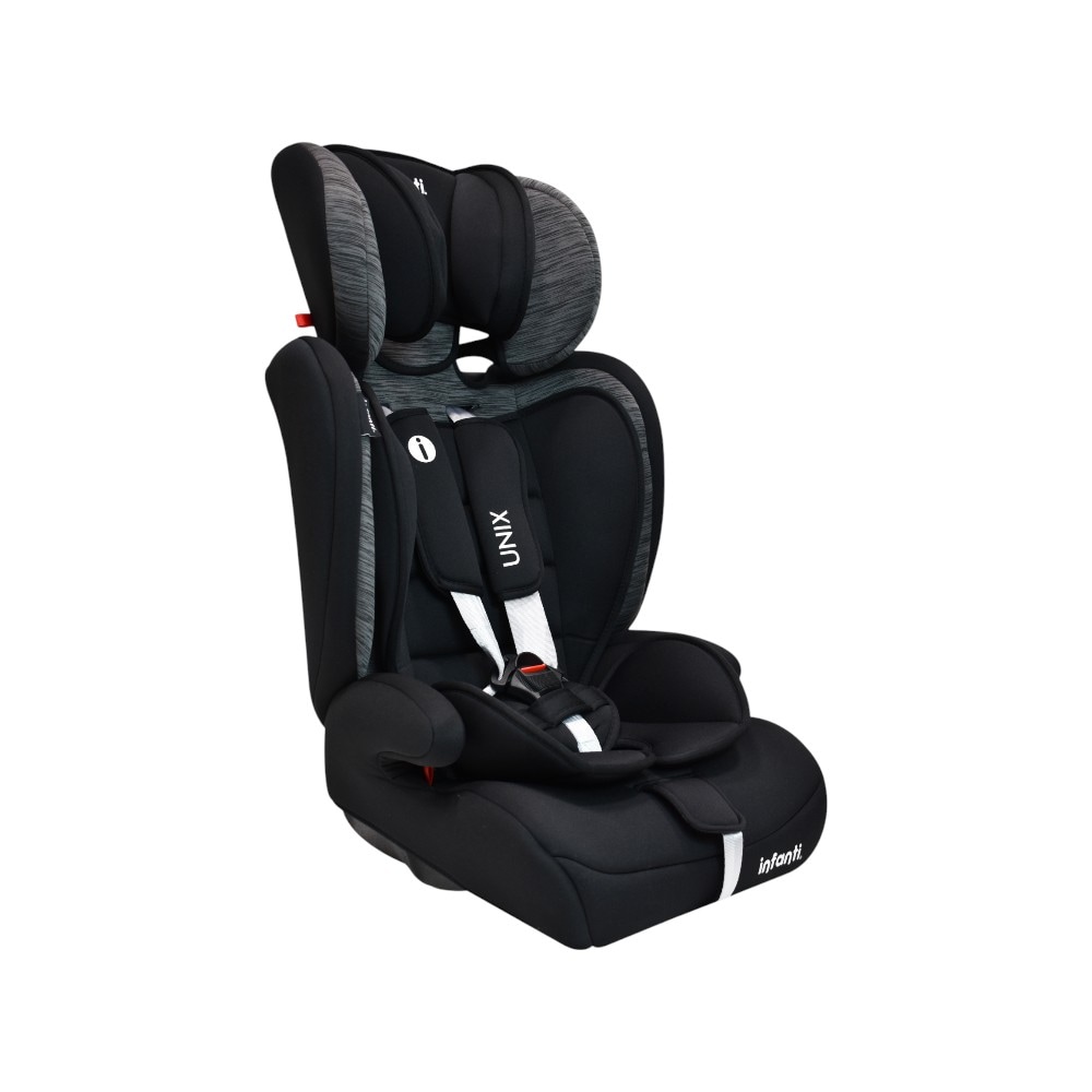 Autoasiento Infanti Unix Gris Grupo 1, 2, 3 Convertible A Booster $1,499