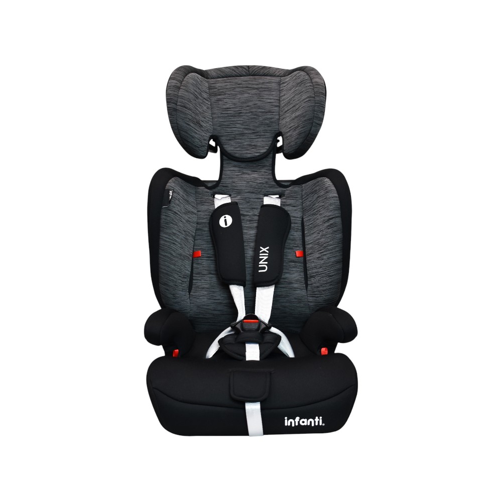 Foto 5 pulgar | Autoasiento Infanti Unix Gris Grupo 1, 2, 3 Convertible A Booster