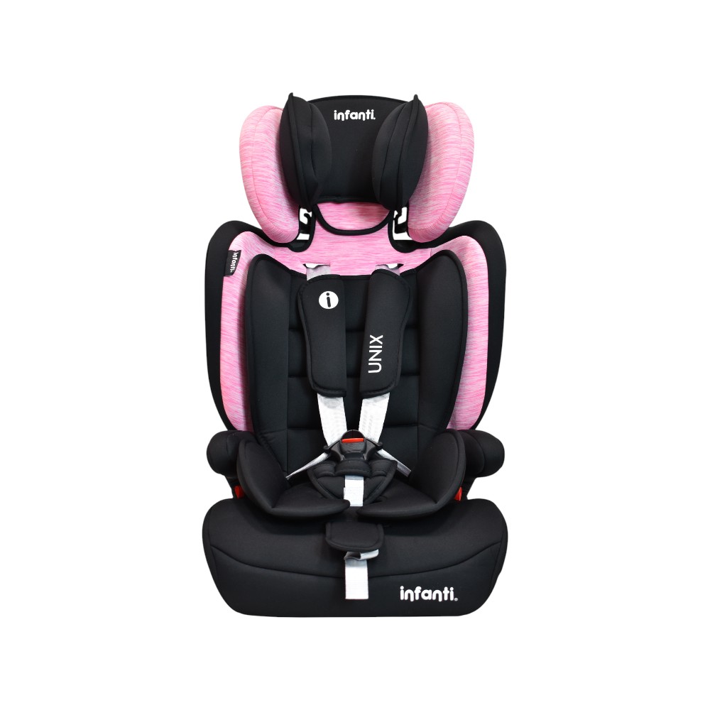 Foto 4 pulgar | Autoasiento Infanti Unix Rosa Grupo 1, 2, 3 Convertible A Booster