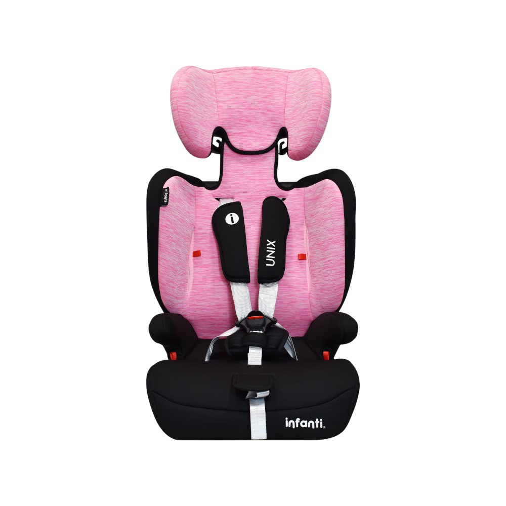 Foto 5 pulgar | Autoasiento Infanti Unix Rosa Grupo 1, 2, 3 Convertible A Booster