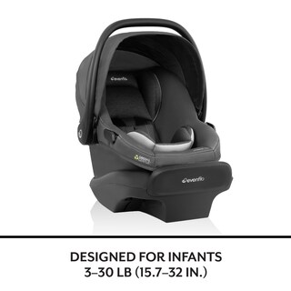 Foto 2 | Asiento De Coche Infantil Evenflo Litemax Nxt Con Sensorsafe Anchor Gray - Venta Internacional.
