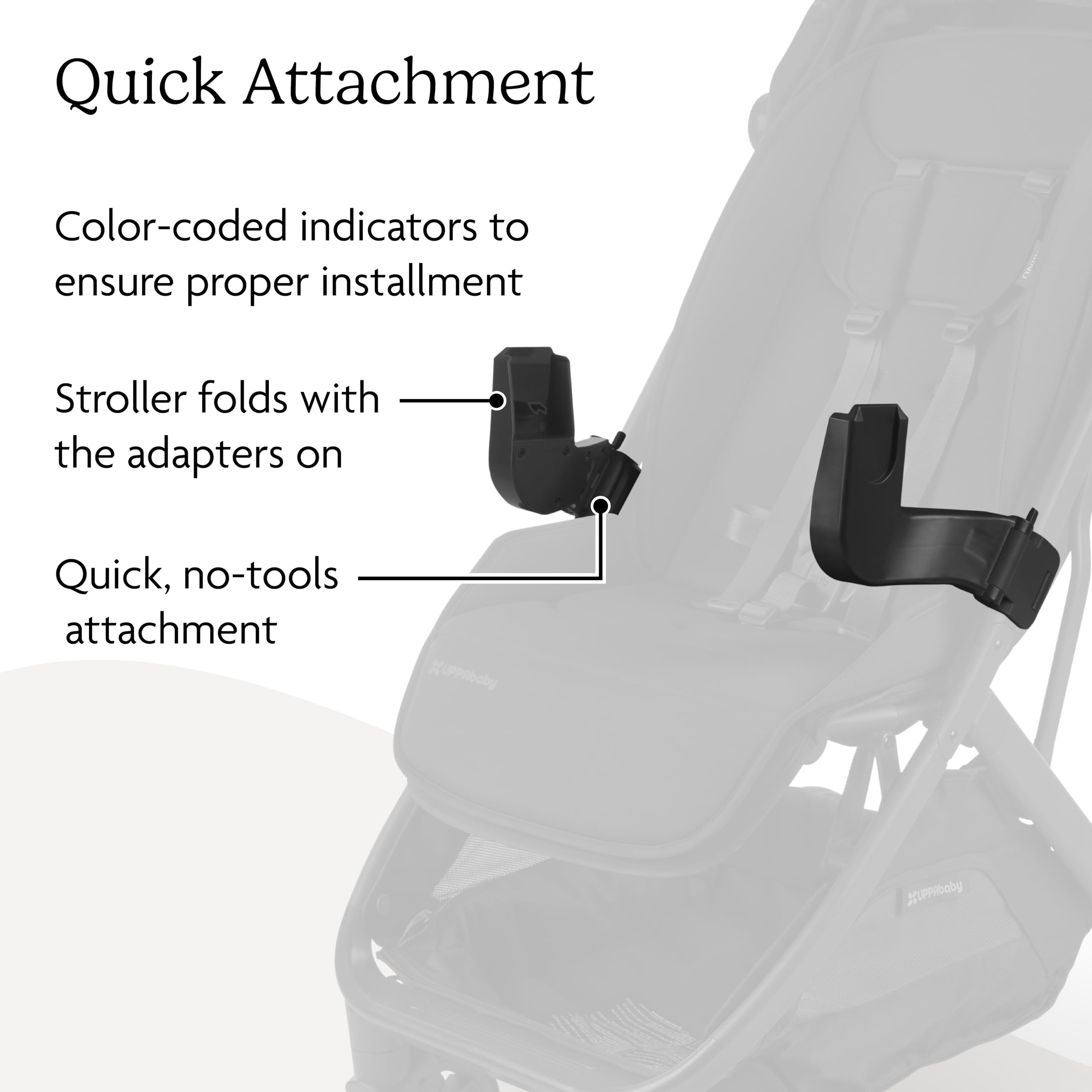 Foto 2 | Adaptador De Asiento De Coche Uppababy Minu V3 Para Maxi-cosi , Nuna  Y Clek - Venta Internacional.